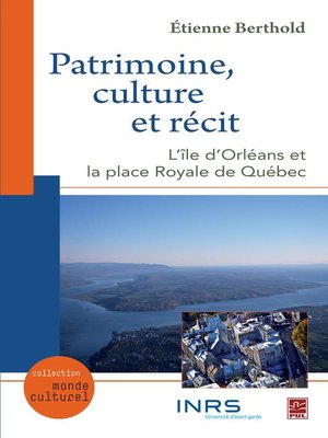 cover image of Patrimoine, culture et récit